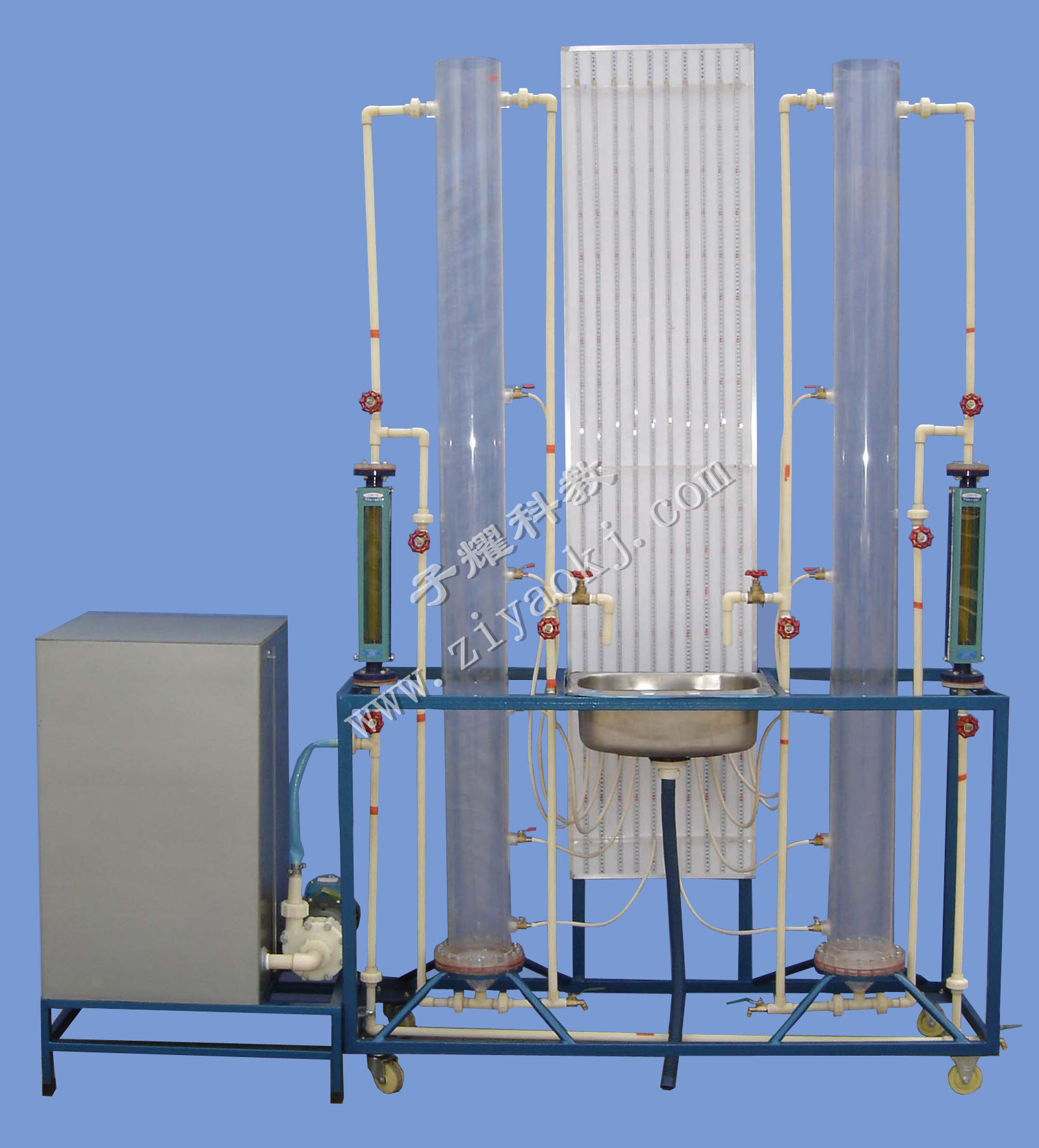 過濾及反沖洗實驗裝置